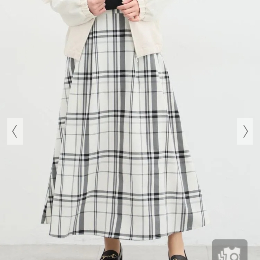 GLACIER | All over print long skirt